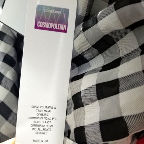 Cosmopolitan X DTP Dulce Crop Top Black White Size Small or Large NWT - Picture 9 of 13